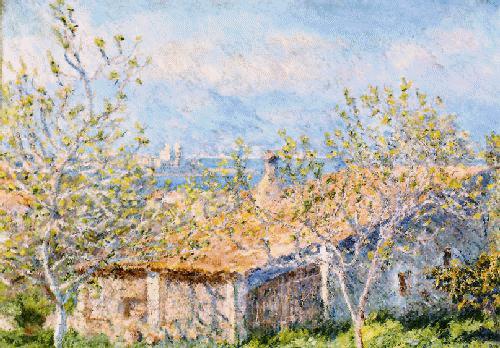 Claude Monet Gardener's House at Antibes oil painting image